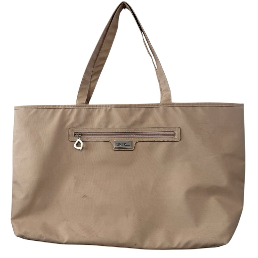 Bella Russo Large Beige Tote Bag Neutral Tan Shoulder Bag  Shopper Travel Work